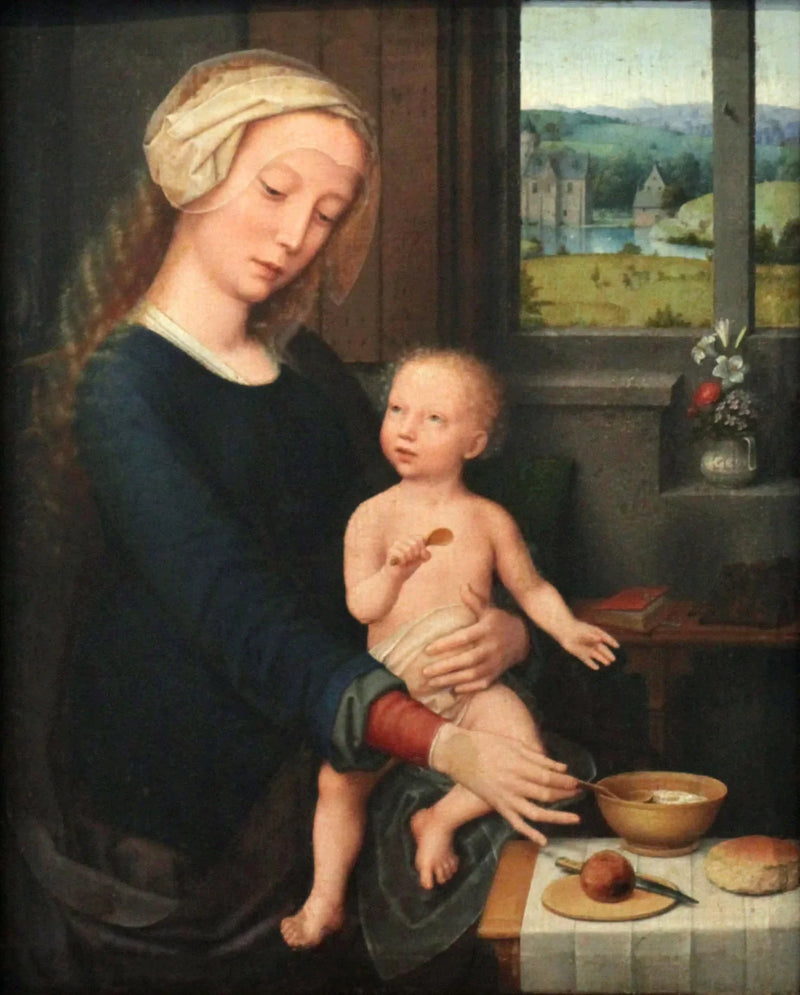 La Vergine con la zuppa al latte - Gérard David