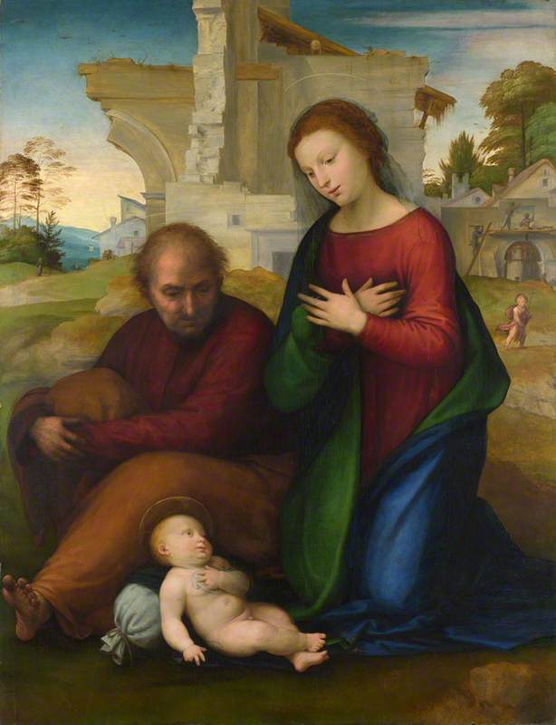 La Vergine adorante il Bambino con San Giuseppe - Fra Bartolomeo