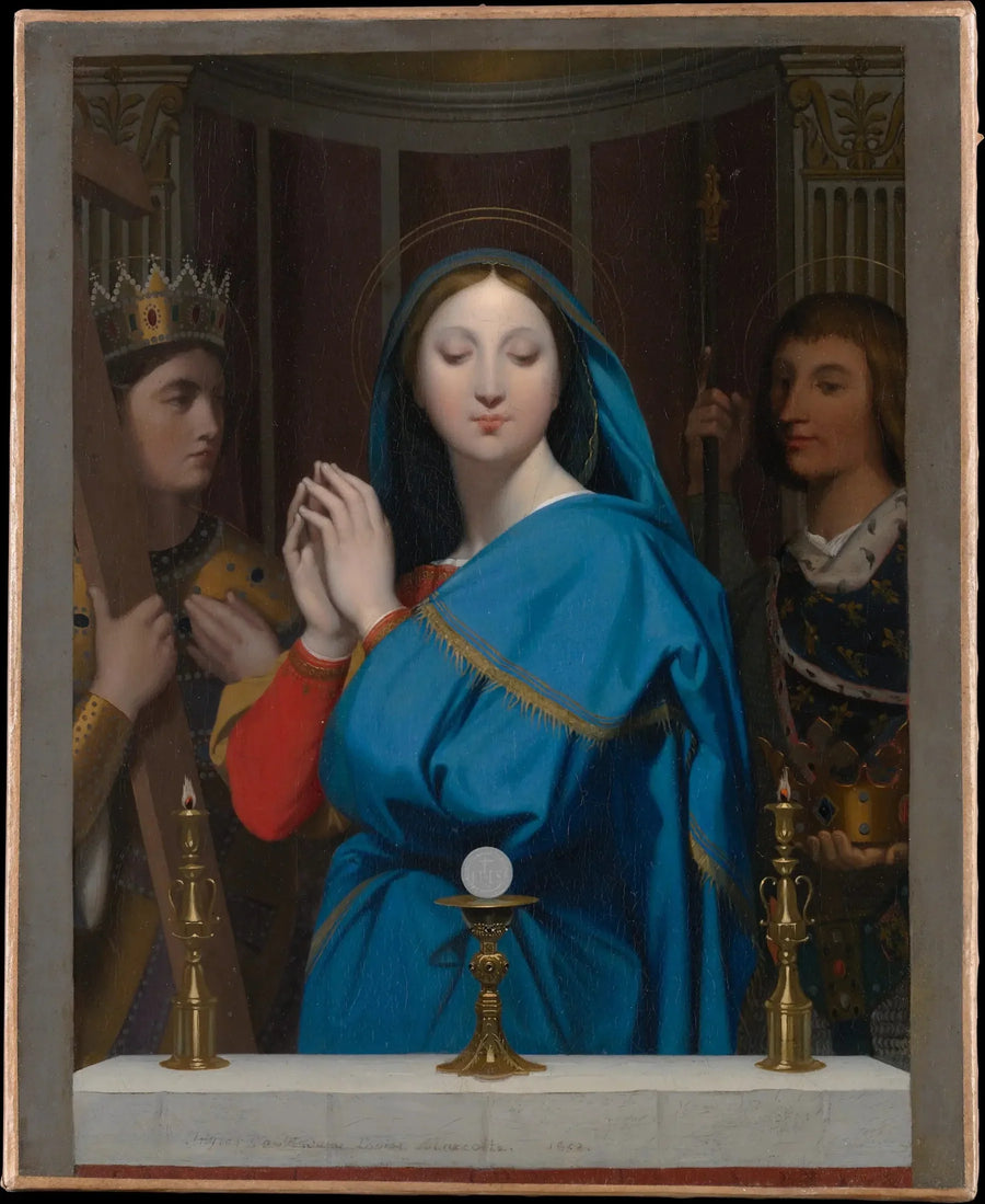 La Vergine che adora l'ostia - Jean-Auguste-Dominique Ingres