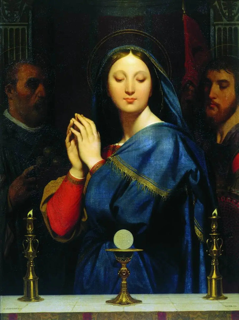 La Vergine che adora l'Ostia - Jean-Auguste-Dominique Ingres