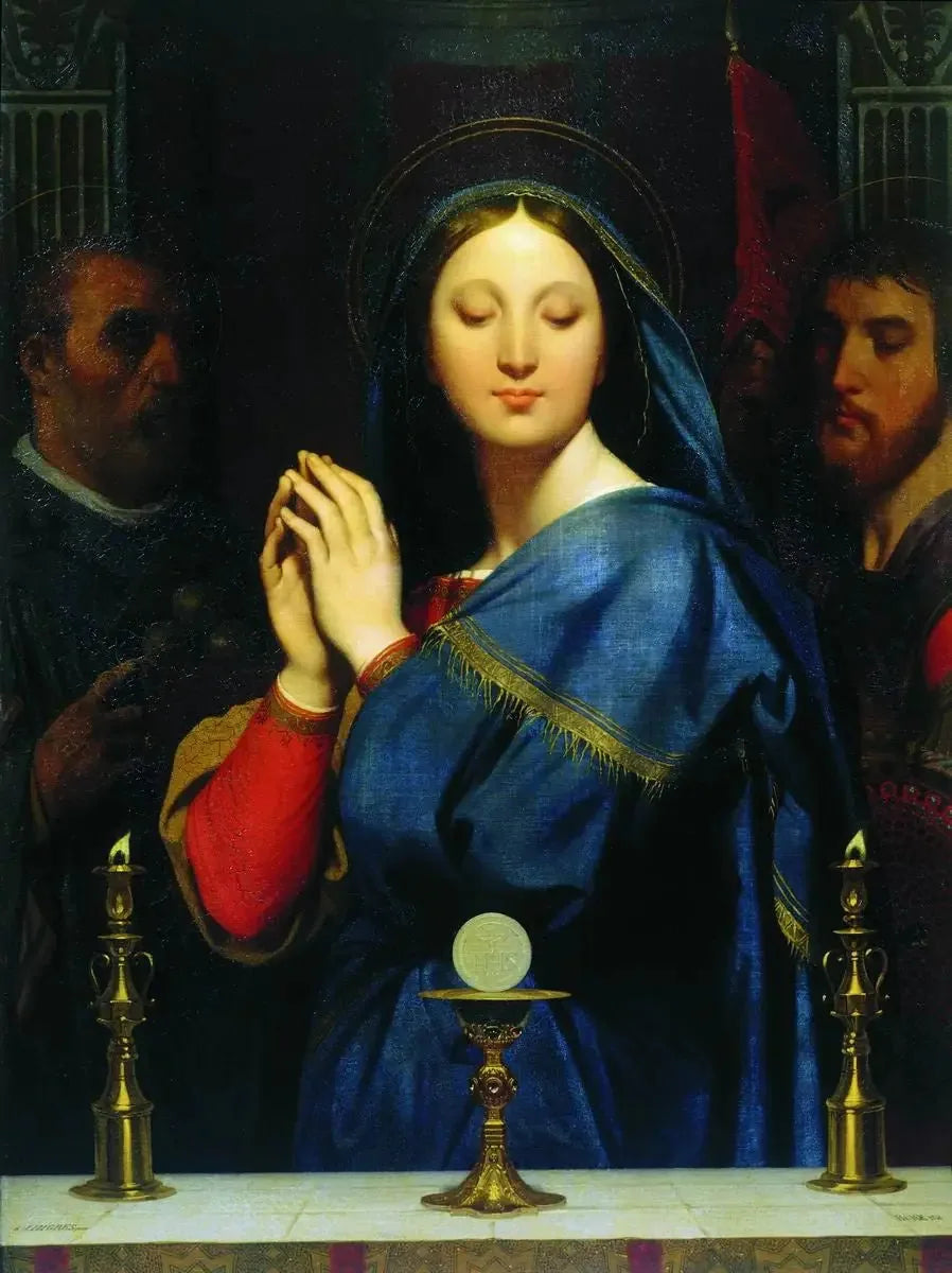 La Vergine che adora l'Ostia - Jean-Auguste-Dominique Ingres