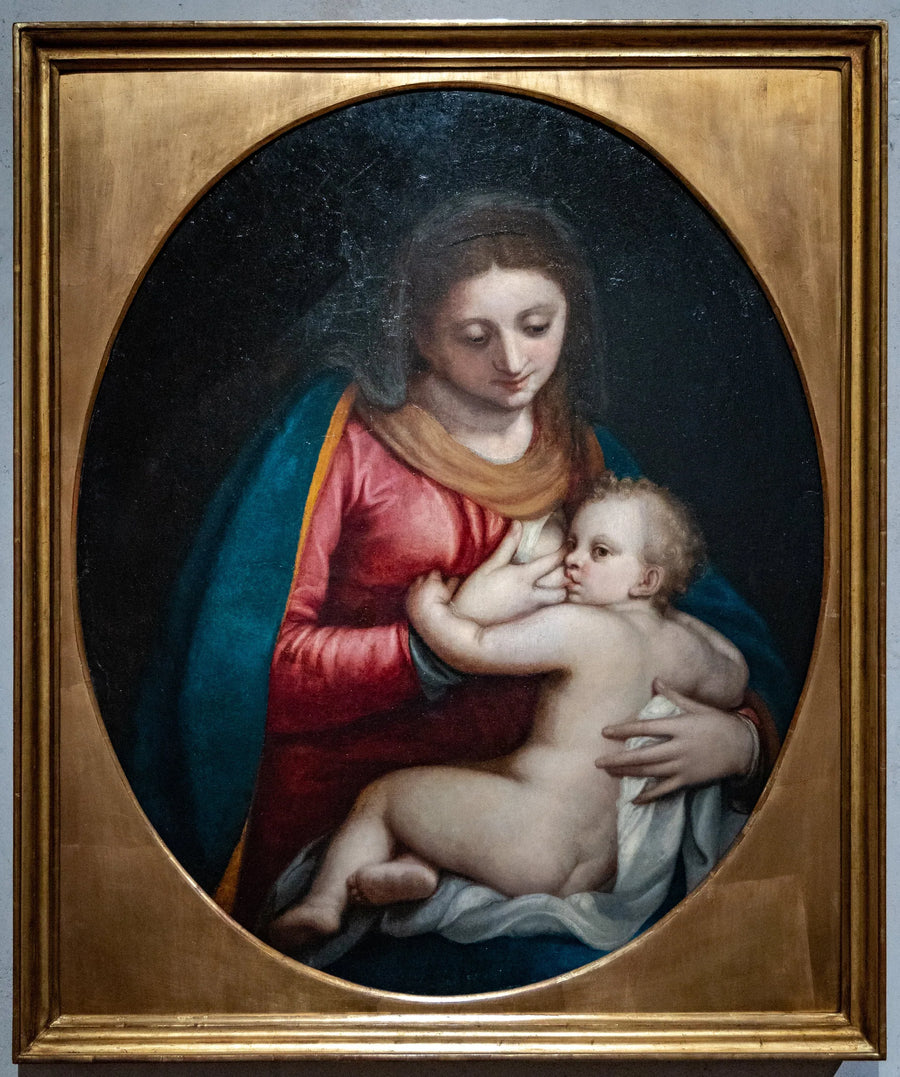 La Vierge allaitant l'Enfant Jésus - Sofonisba Anguissola image 1 copie de tableau peinte à la main