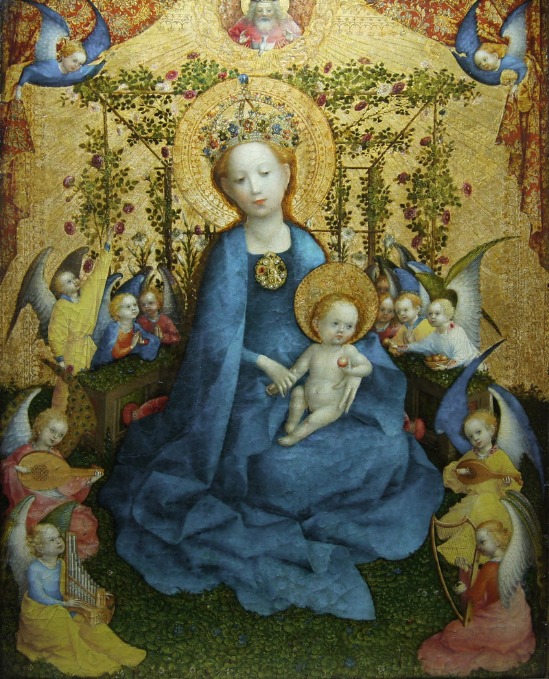 La Vergine al cespuglio di rose - Stefan Lochner