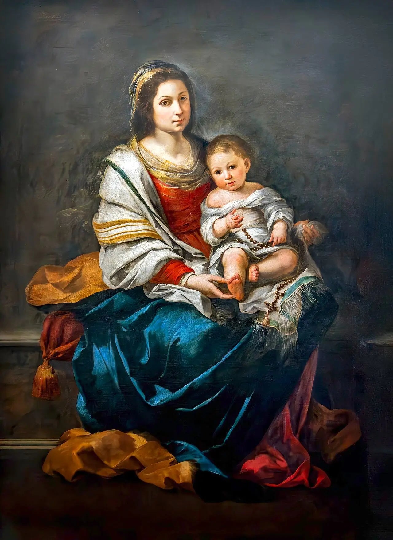 La Vierge au chapelet - Bartolomé Esteban Murillo image 1 copie peinte à la main à l’huile