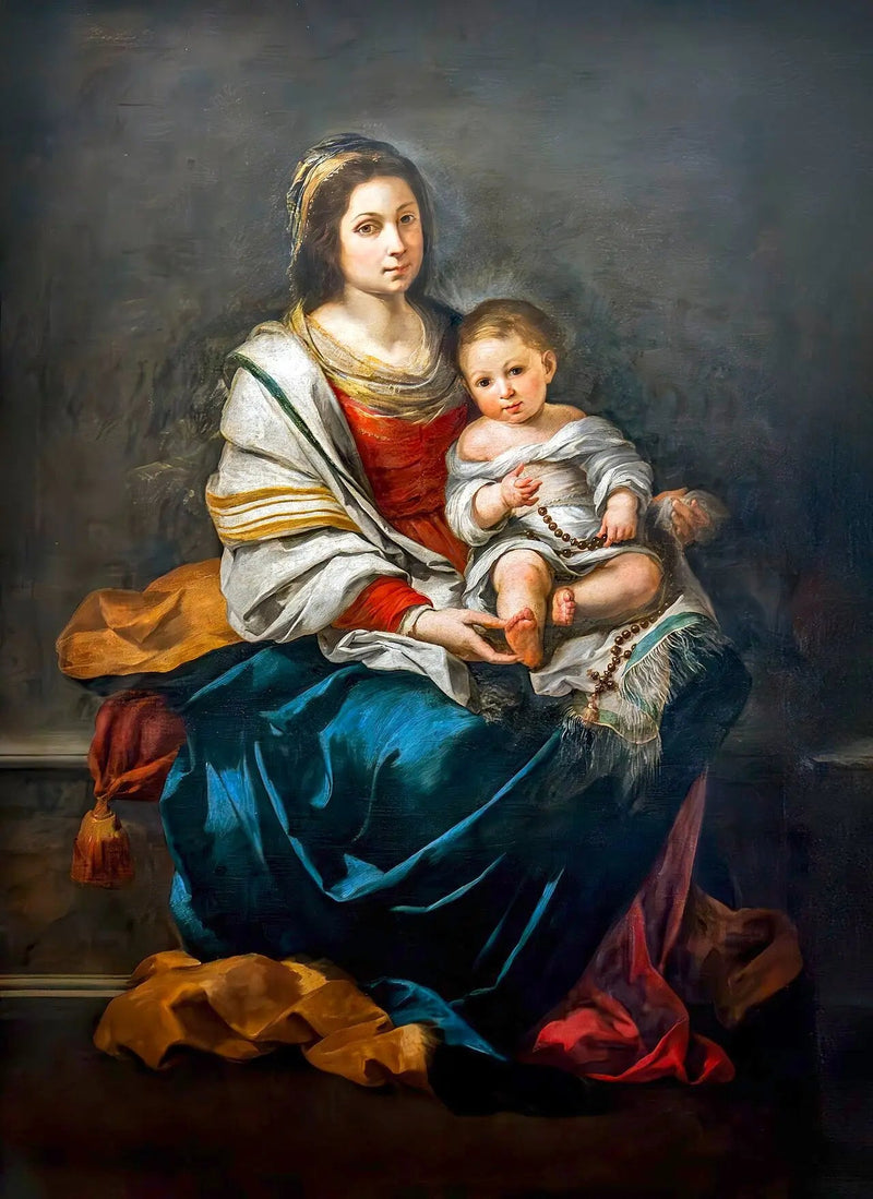 La Vergine con il rosario - Bartolomé Esteban Murillo