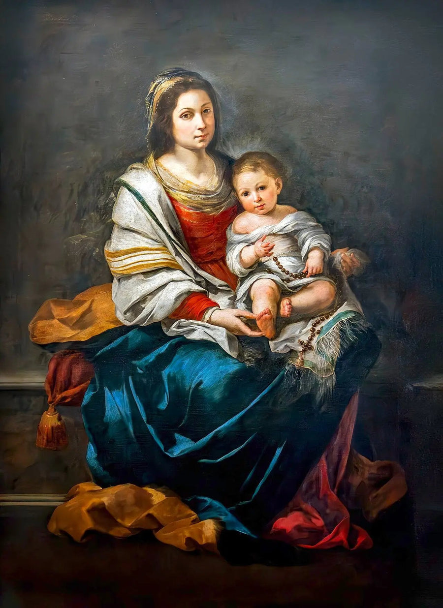 La Vergine con il rosario - Bartolomé Esteban Murillo