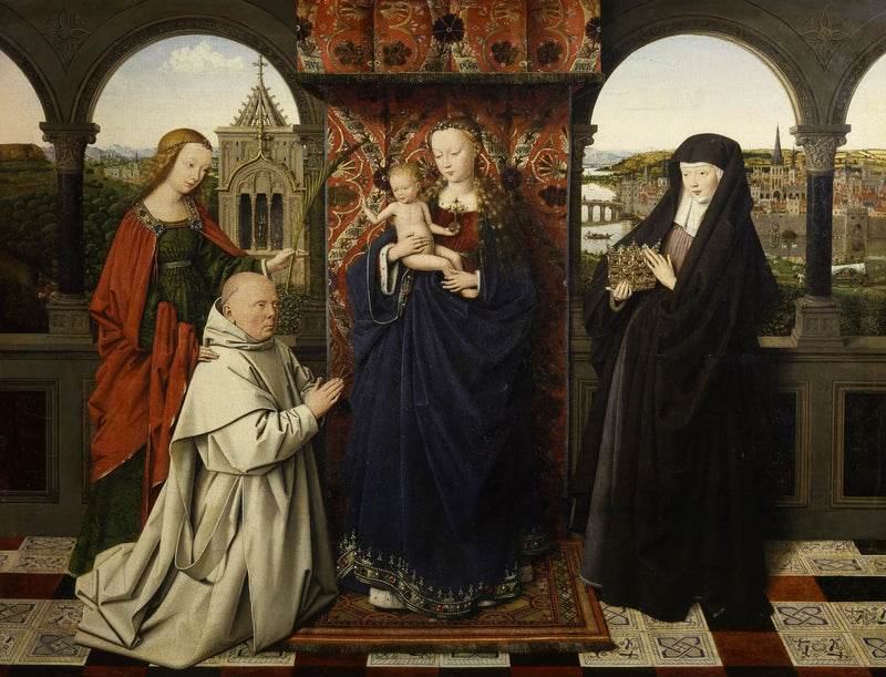 La Vergine al certosino - Jan van Eyck