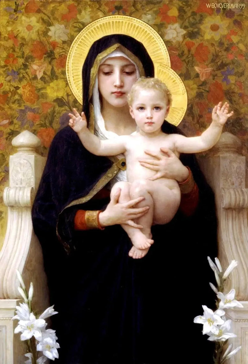 La Vergine con il giglio - Bouguereau