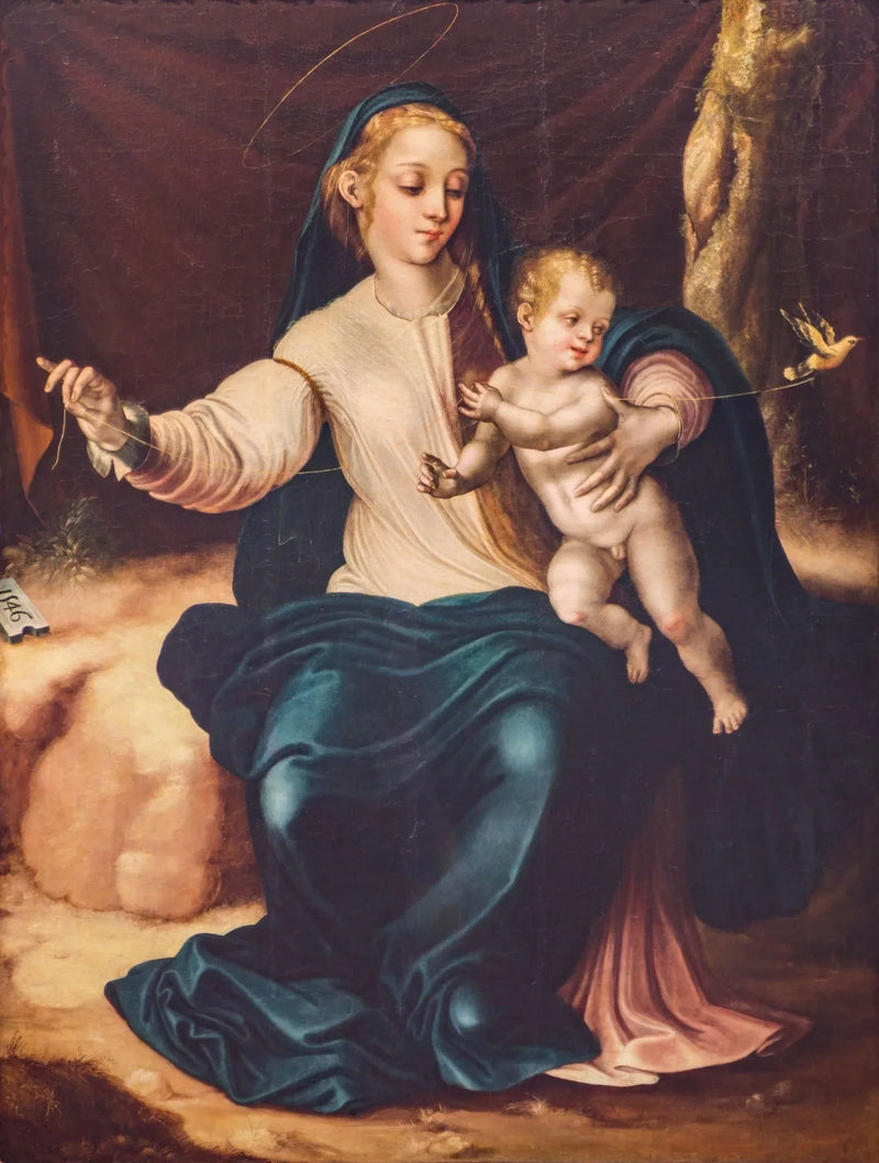 La Vergine con il piccolo uccello - Luis de Morales