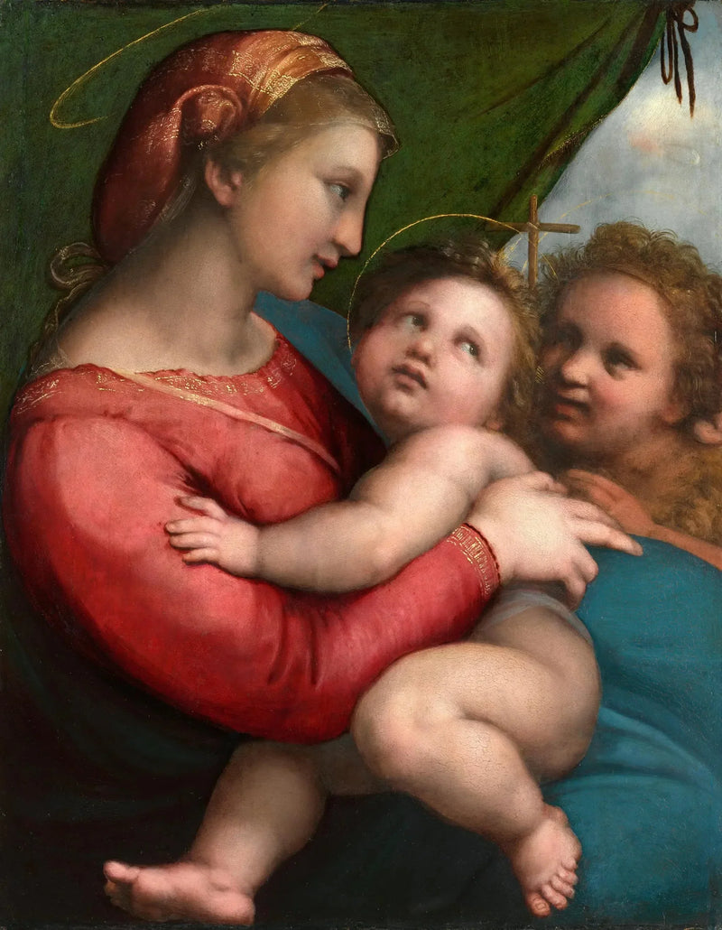 La Vergine con il drappo - Raffaello Sanzio