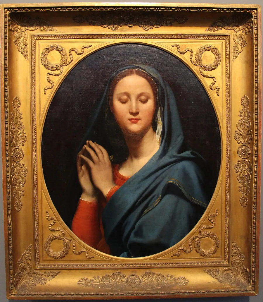 La Vergine con Velo Blu - Jean-Auguste-Dominique Ingres