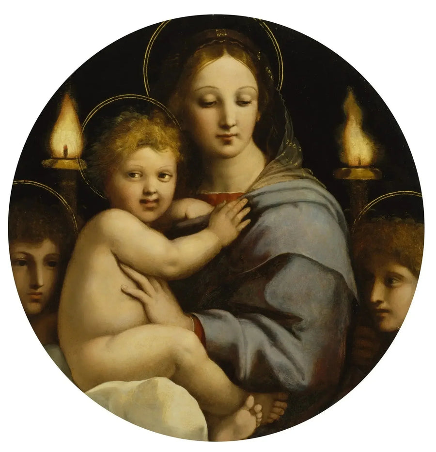 La Vergine con i candelabri - Raffaello Sanzio