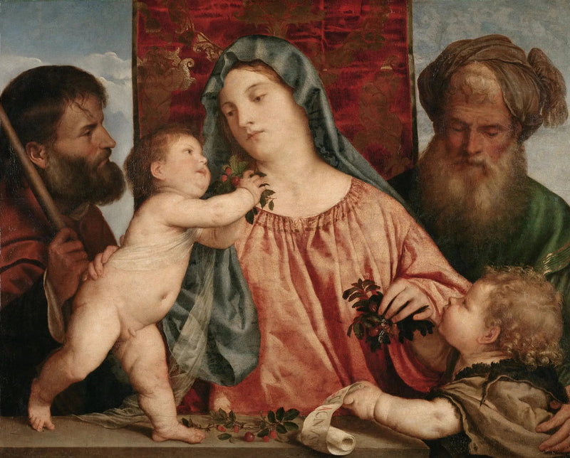 La Vergine alle ciliegie - Titian