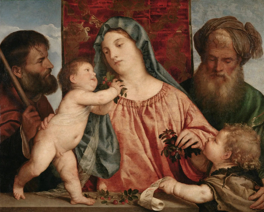 La Vergine alle ciliegie - Titian