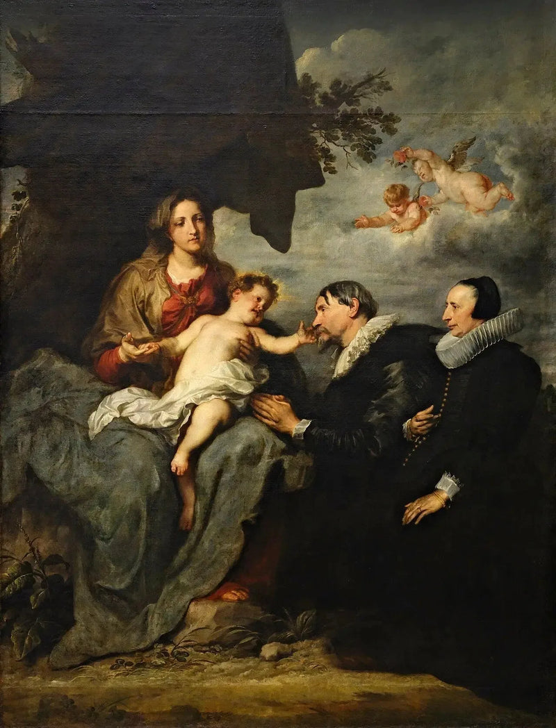 La Vergine con due donatori - Antoine van Dyck