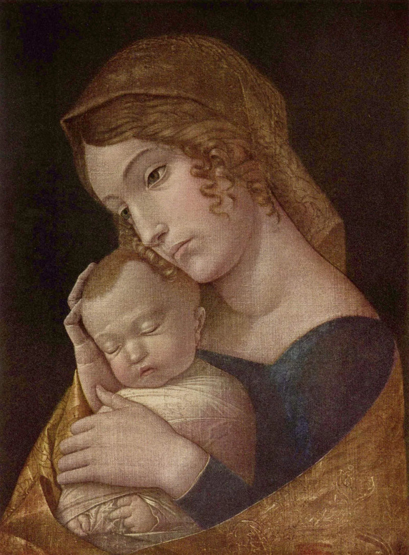 La Vergine con il Bambino addormentato - Andrea Mantegna