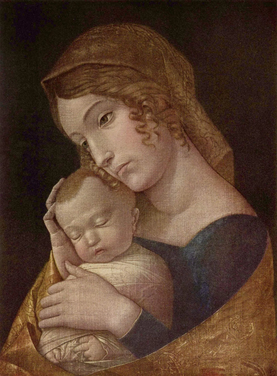La Vergine con il Bambino addormentato - Andrea Mantegna