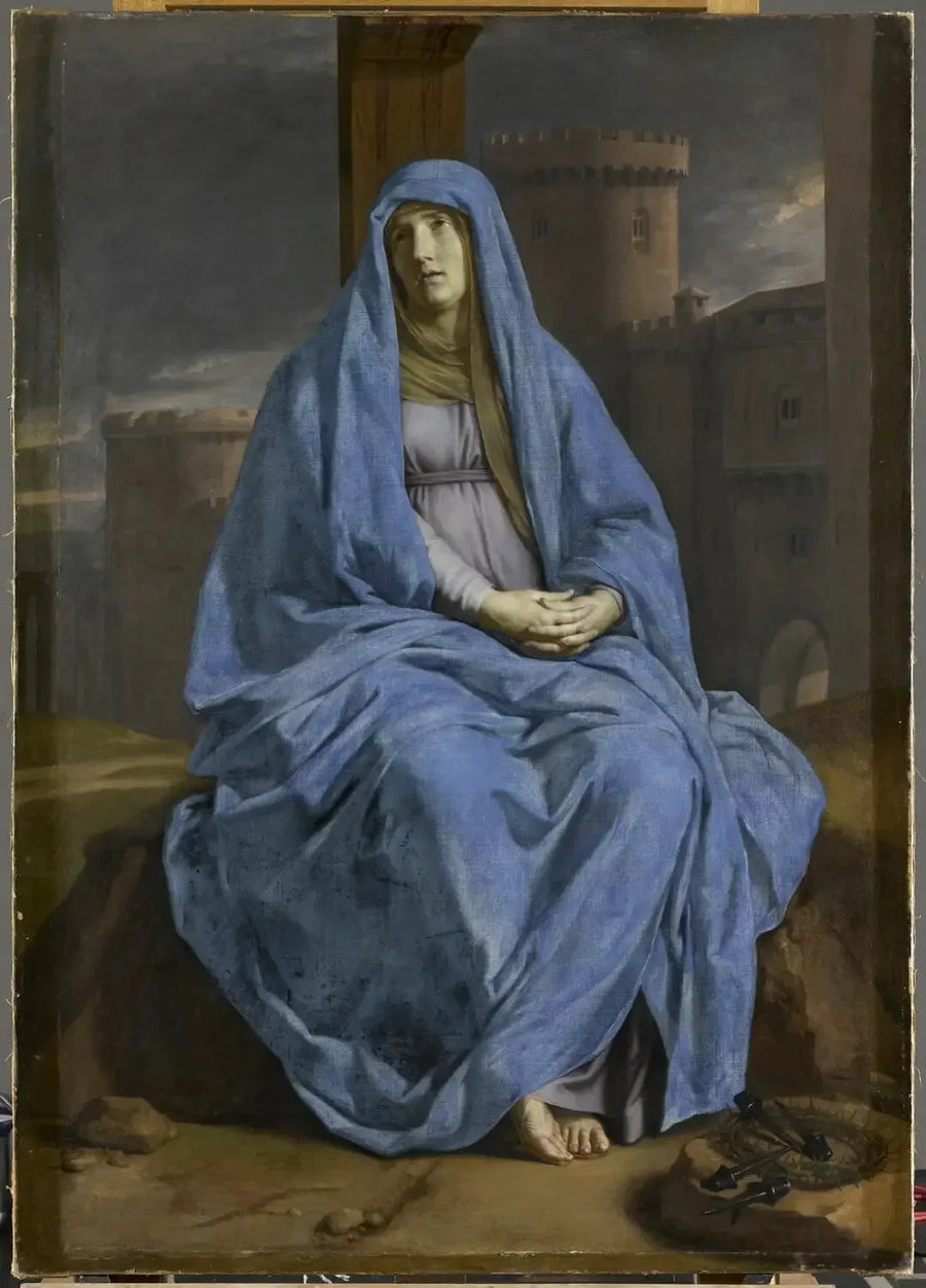 La Vergine di dolore ai piedi della Croce - Philippe de Champaigne