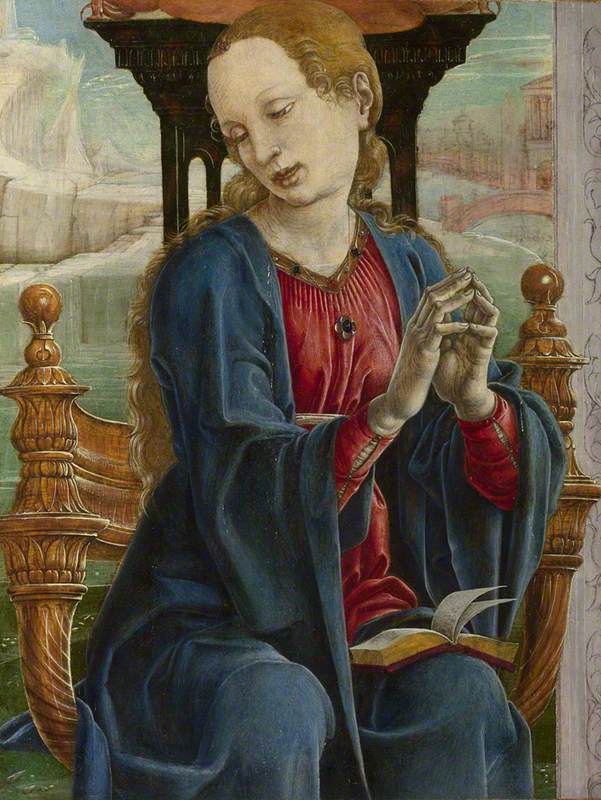La Vergine dell'Annunciazione - Cosmé Tura