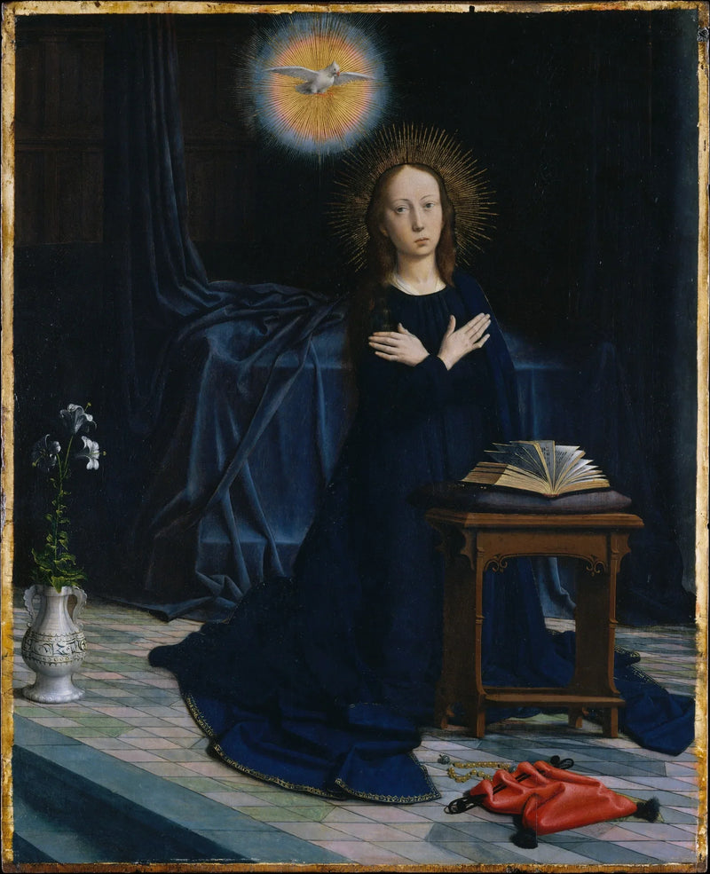 La Vergine dell'Annunciazione Retablo di Cervara - Gérard David