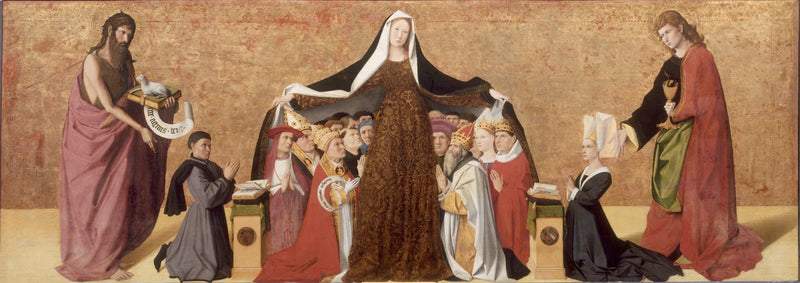 La Vergine di misericordia della famiglia Cadard - Enguerrand Quarton
