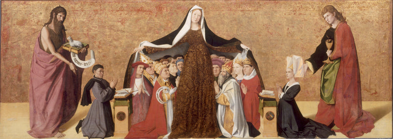 La Vergine di misericordia della famiglia Cadard - Enguerrand Quarton