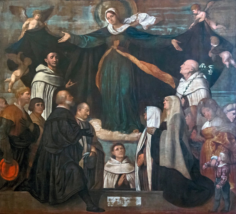 La Vergine del Carmelo - Alessandro Bonvicino