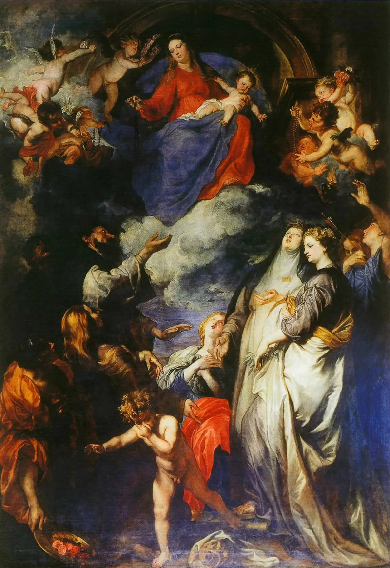 La Vergine del Rosario - Antoine van Dyck