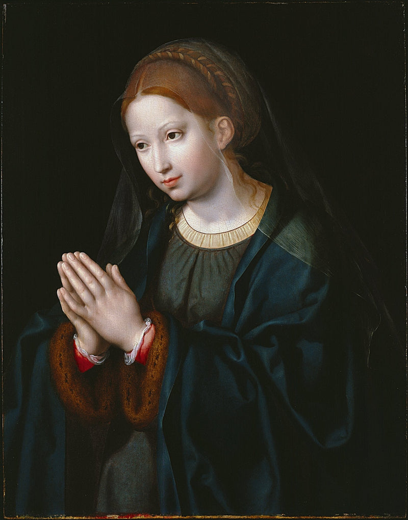La Vergine in preghiera - Joos van Cleve