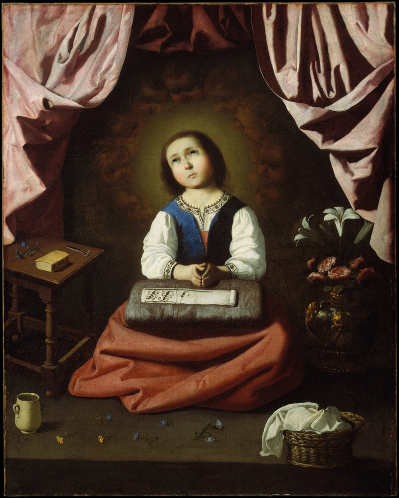 La Vergine bambino in estasi - Francisco de Zurbarán