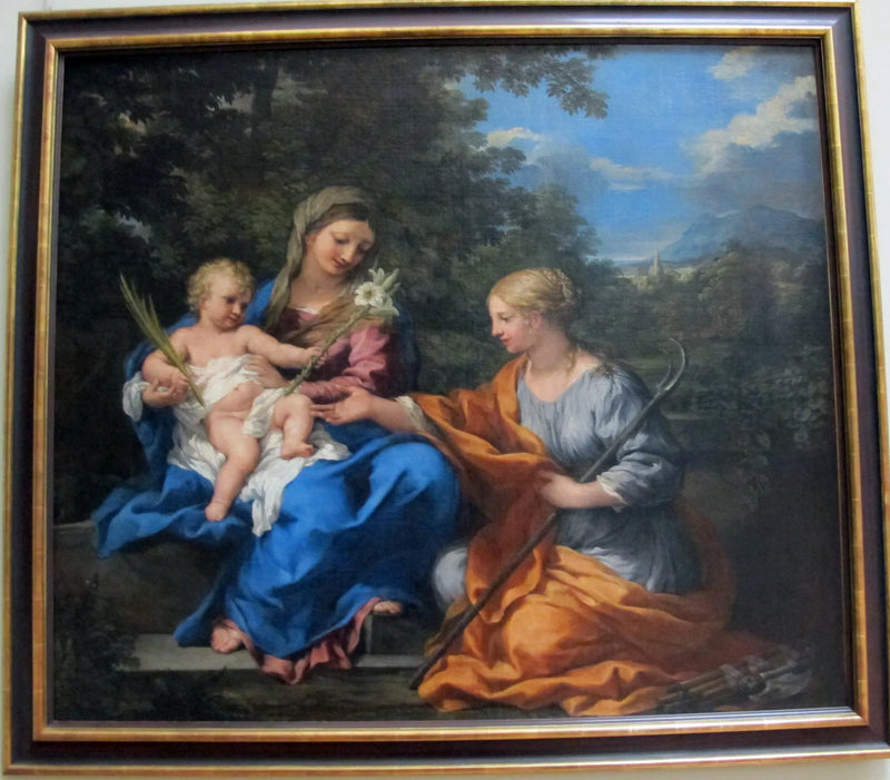 La Vergine e il Bambino con santa Martino - Pietro da Cortona