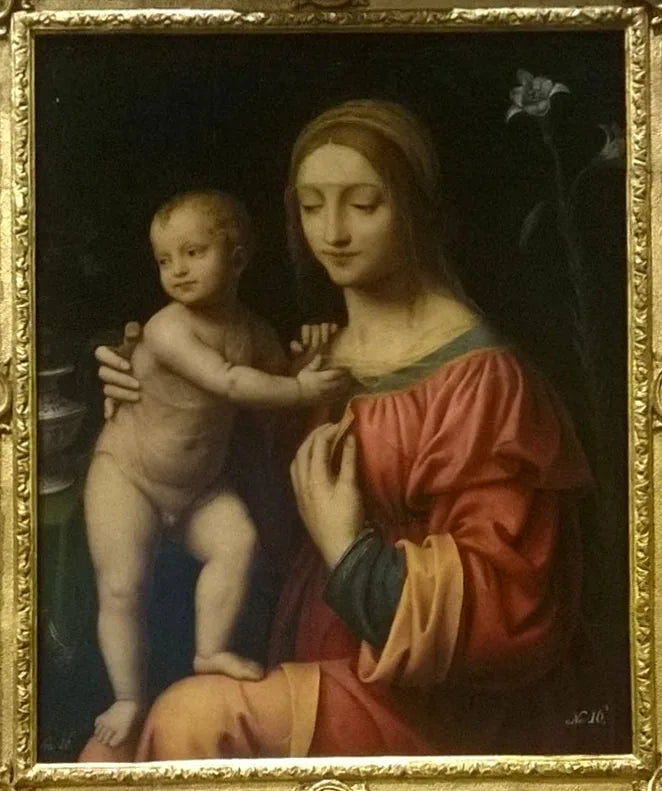 La vergine e il bambino - Bernardino Luini