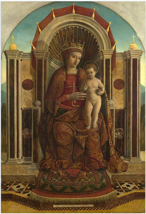 La Vergine e il Bambino in maestà - Gentile Bellini
