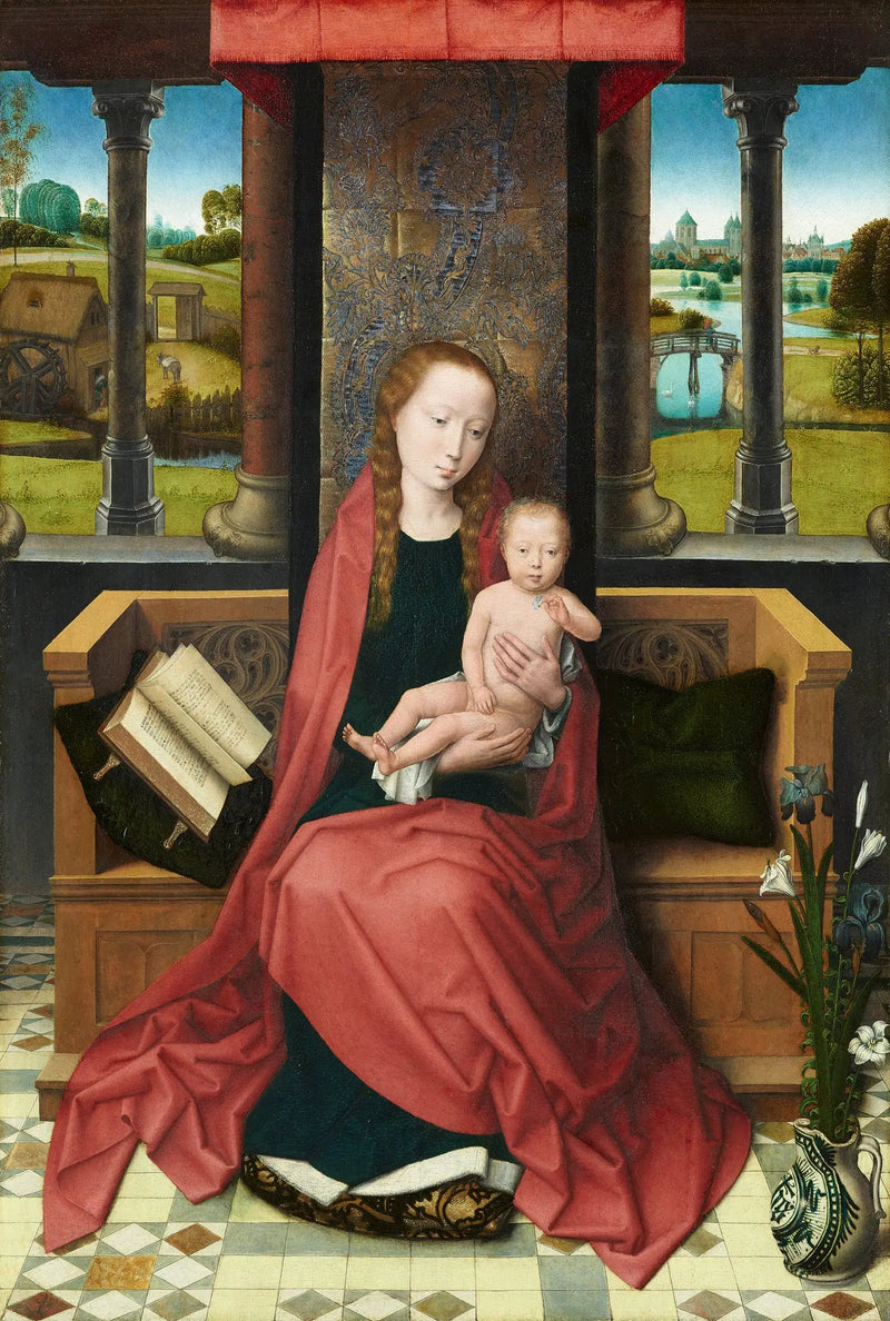 La Vergine e il Bambino in trono - Hans Memling