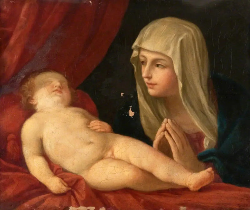 La Vergine e il Bambino addormentato - Guido Reni