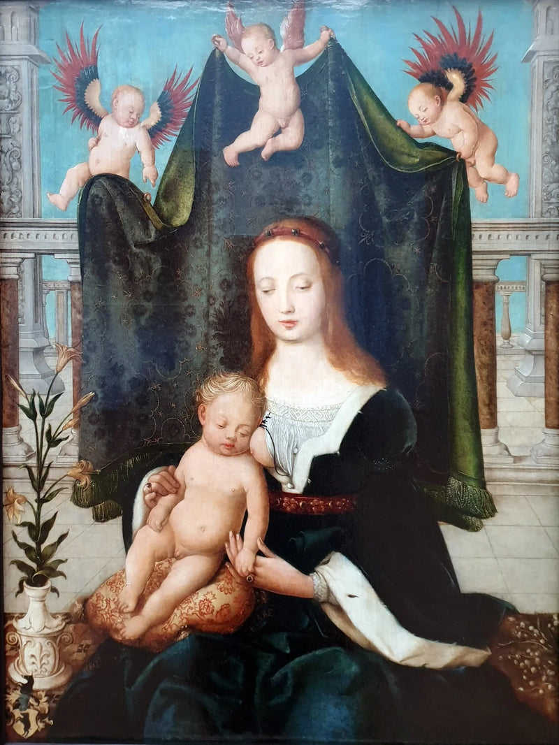 La Vergine e il Bambino addormentato - Hans Holbein il Vecchio