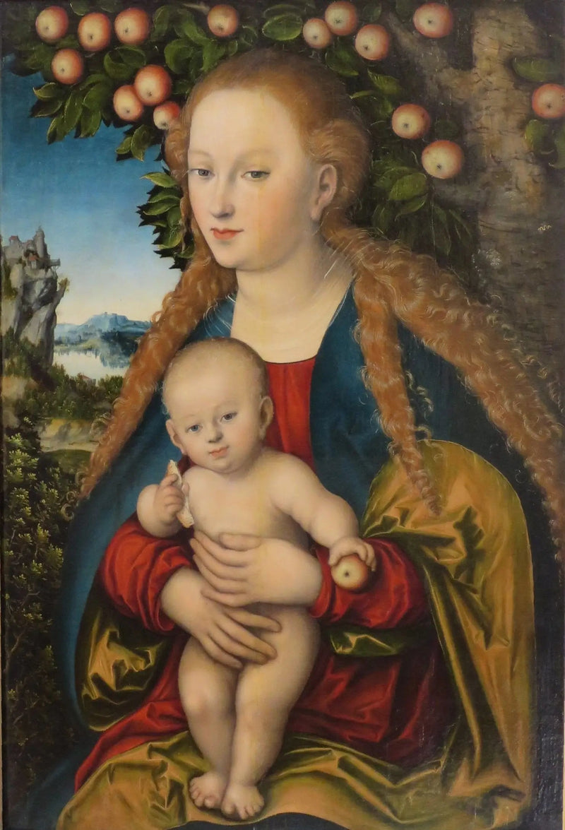 La Vergine e il Bambino Gesù sotto il melo - Lucas Cranach il Vecchio