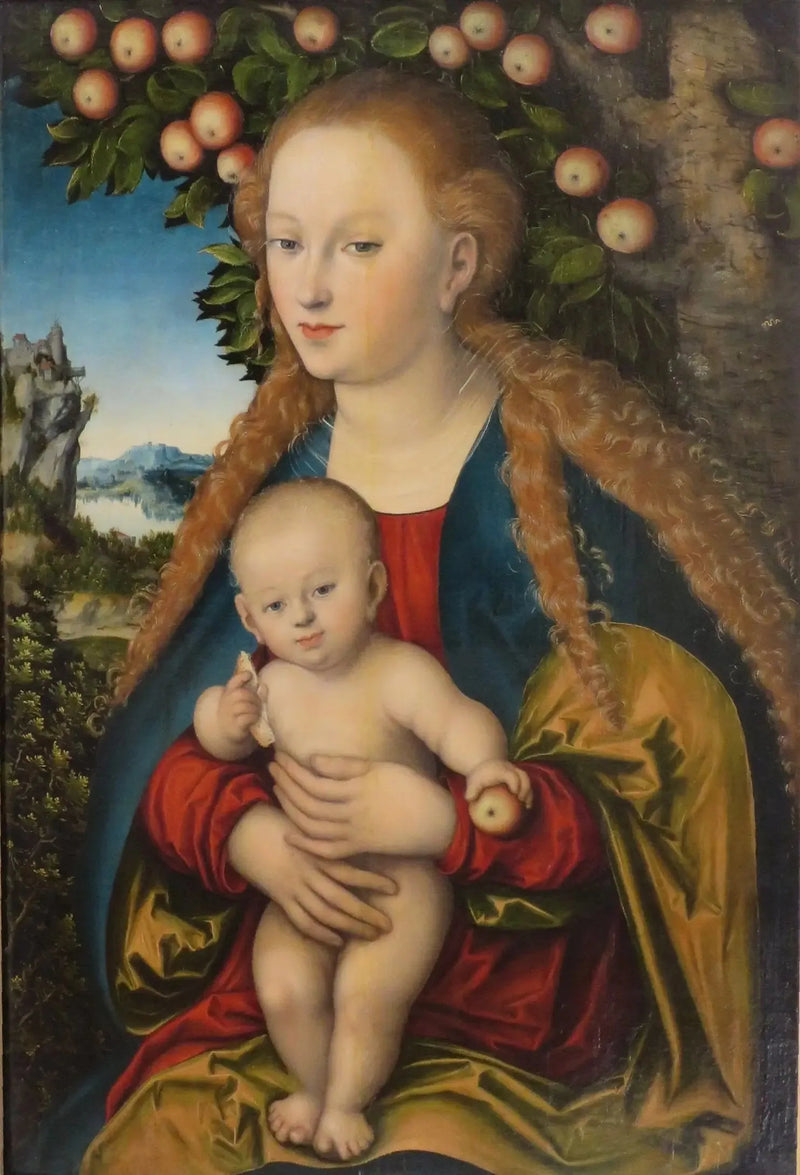 La Vergine e il Bambino Gesù sotto il melo - Lucas Cranach il Vecchio