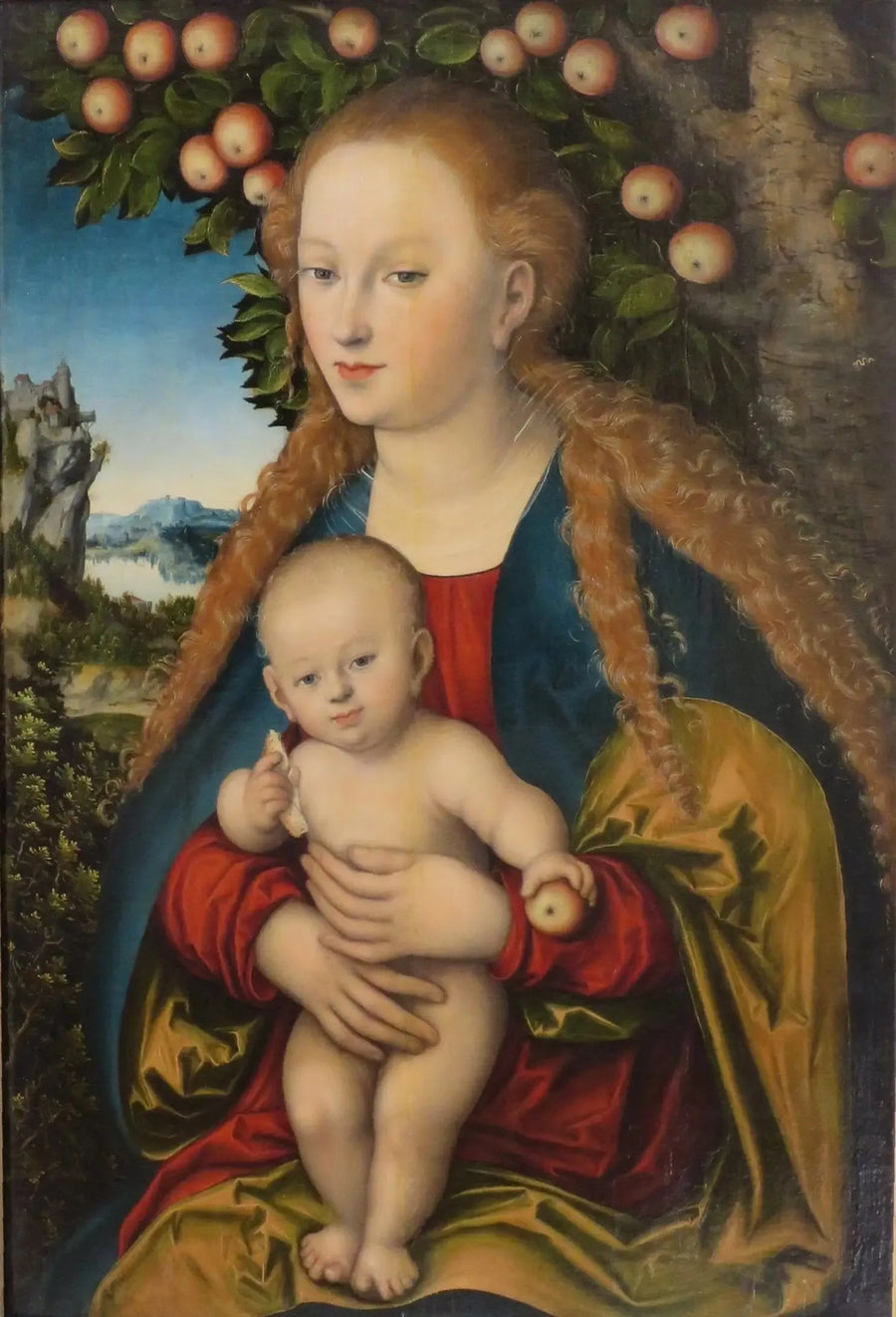 La Vergine e il Bambino Gesù sotto il melo - Lucas Cranach il Vecchio