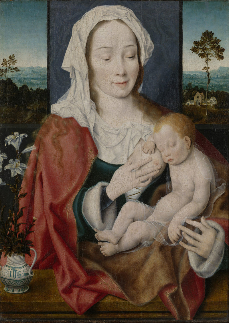 La Vergine e il Bambino - Joos van Cleve