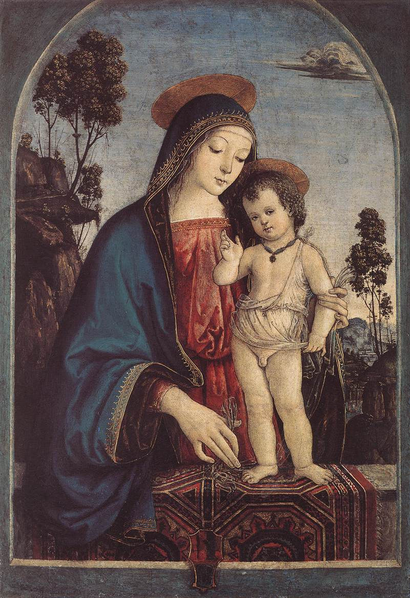 La Vergine e il Bambino - Pinturicchio