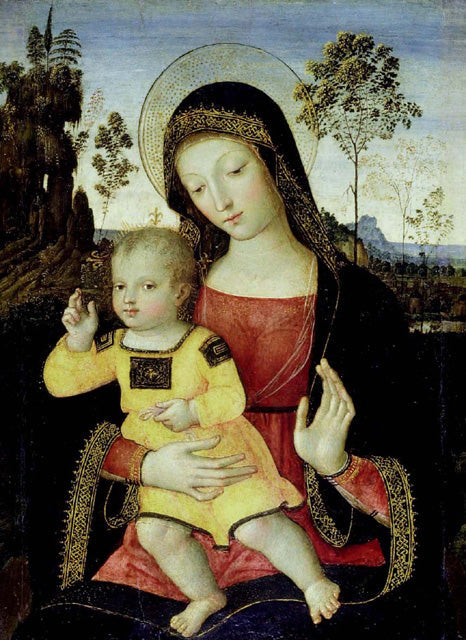 La Vergine e il Bambino - Pinturicchio