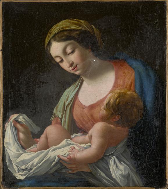 La Vergine e il bambino - Simon Vouet