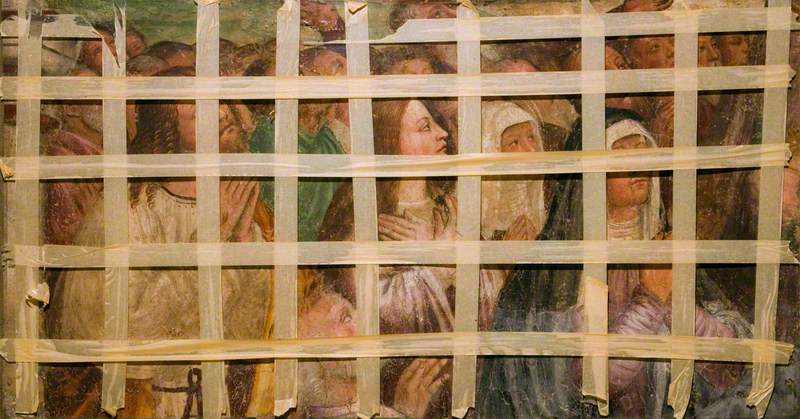 La Vergine, gli Apostoli e i Santi - Bernardino Luini