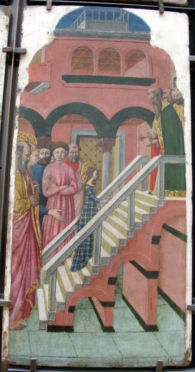 La Vergine che sale i gradini del Tempio - Giovanni Francesco da Rimini