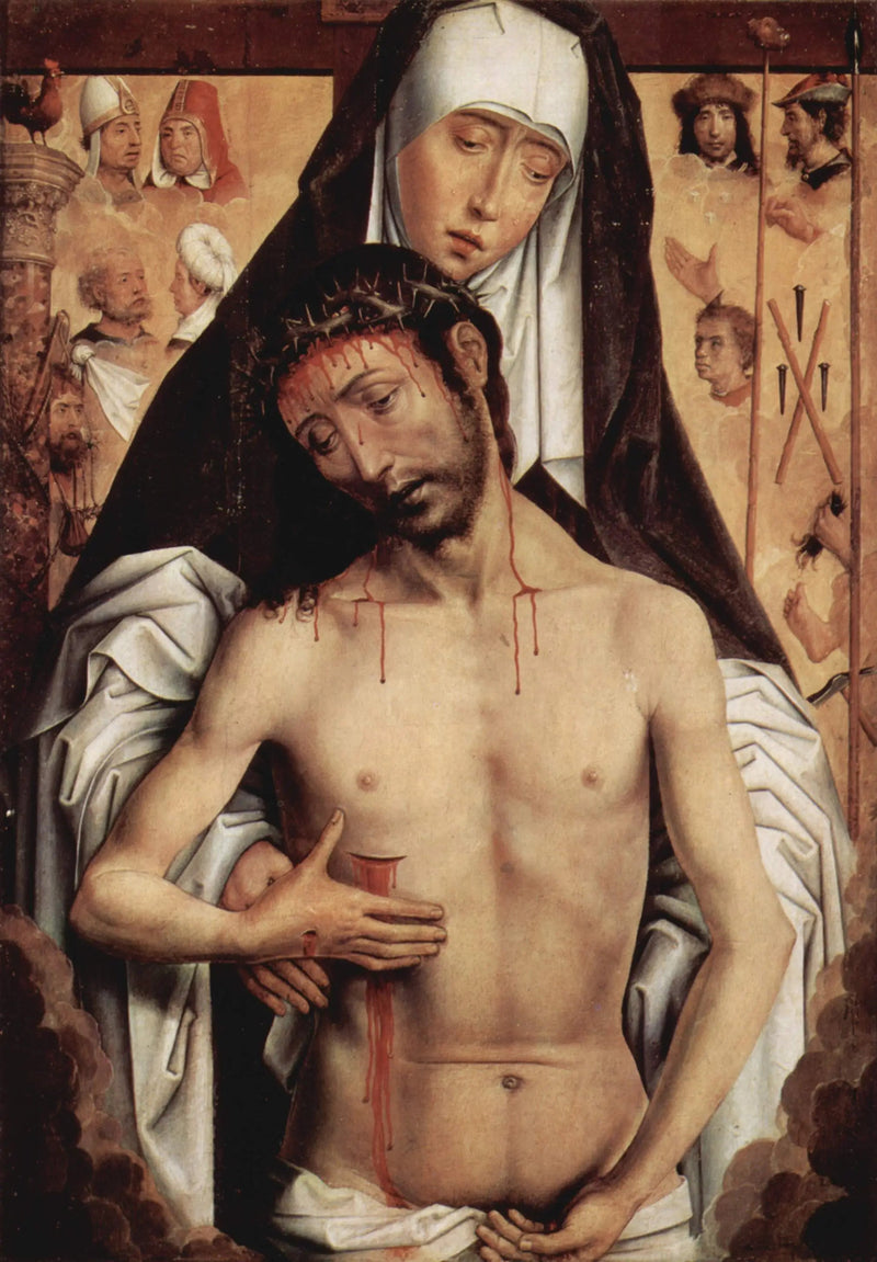 La Vergine che mostra l'Uomo delle Dolori - Hans Memling