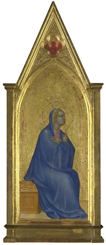 La Vergine : Pannello del Pinnacolo Sinistro - Giovanni da Milano