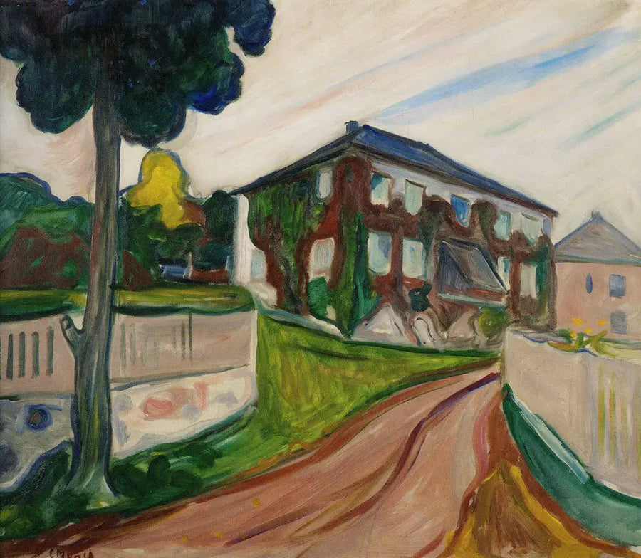 La Vite Vergine rossa - Edvard Munch