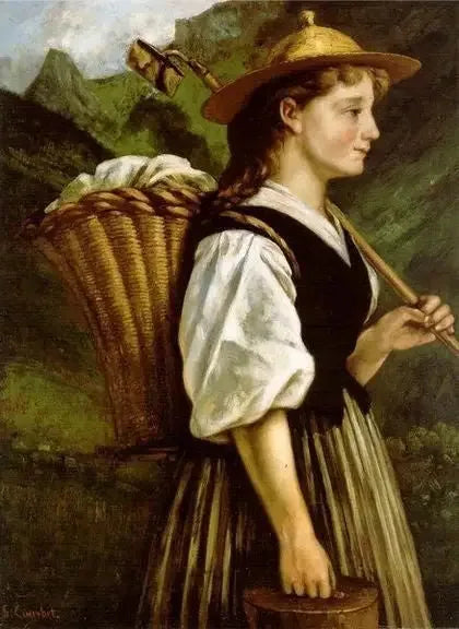 La Vigneronne di Montreux - Gustave Courbet