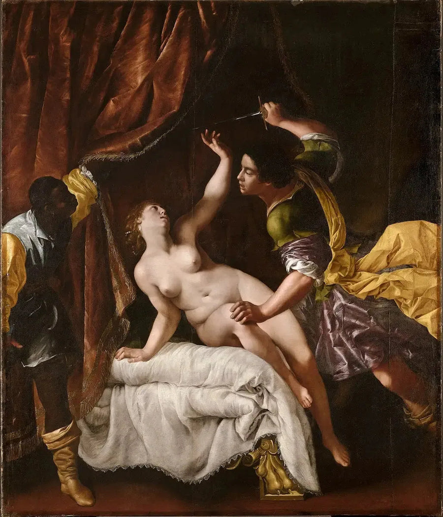 La viole di Lucrezia - Artemisia Gentileschi